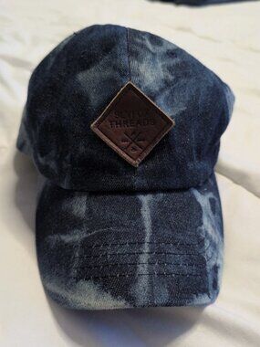 Sly Fox Threads Denim Baseball Cap Dad Hat Adjustable Denim Hat